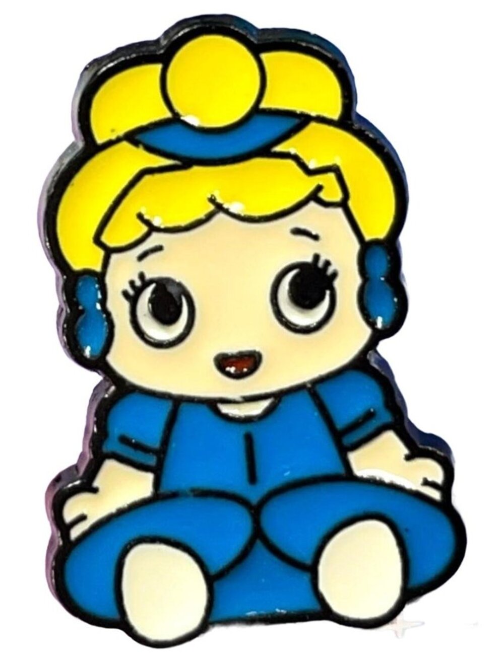 Cinderella Princess Lapel Pin Baby Gown Brooch Badge Accessories Jewelry Gift